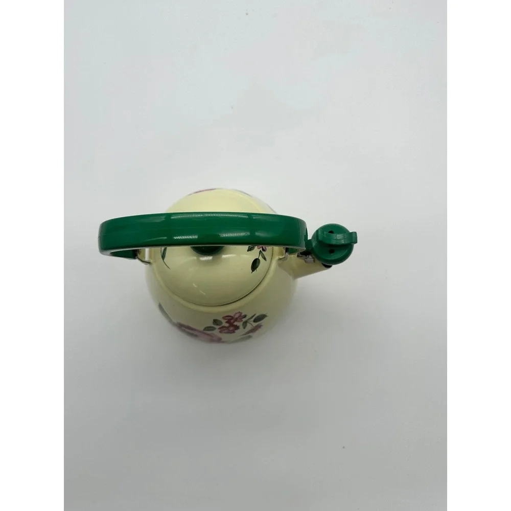 Pfaltzgraff 2.2 Qt Napoli Tea Whistling Kettle Discontinued Flower Market